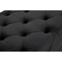 Alea Velvet Bench - Black