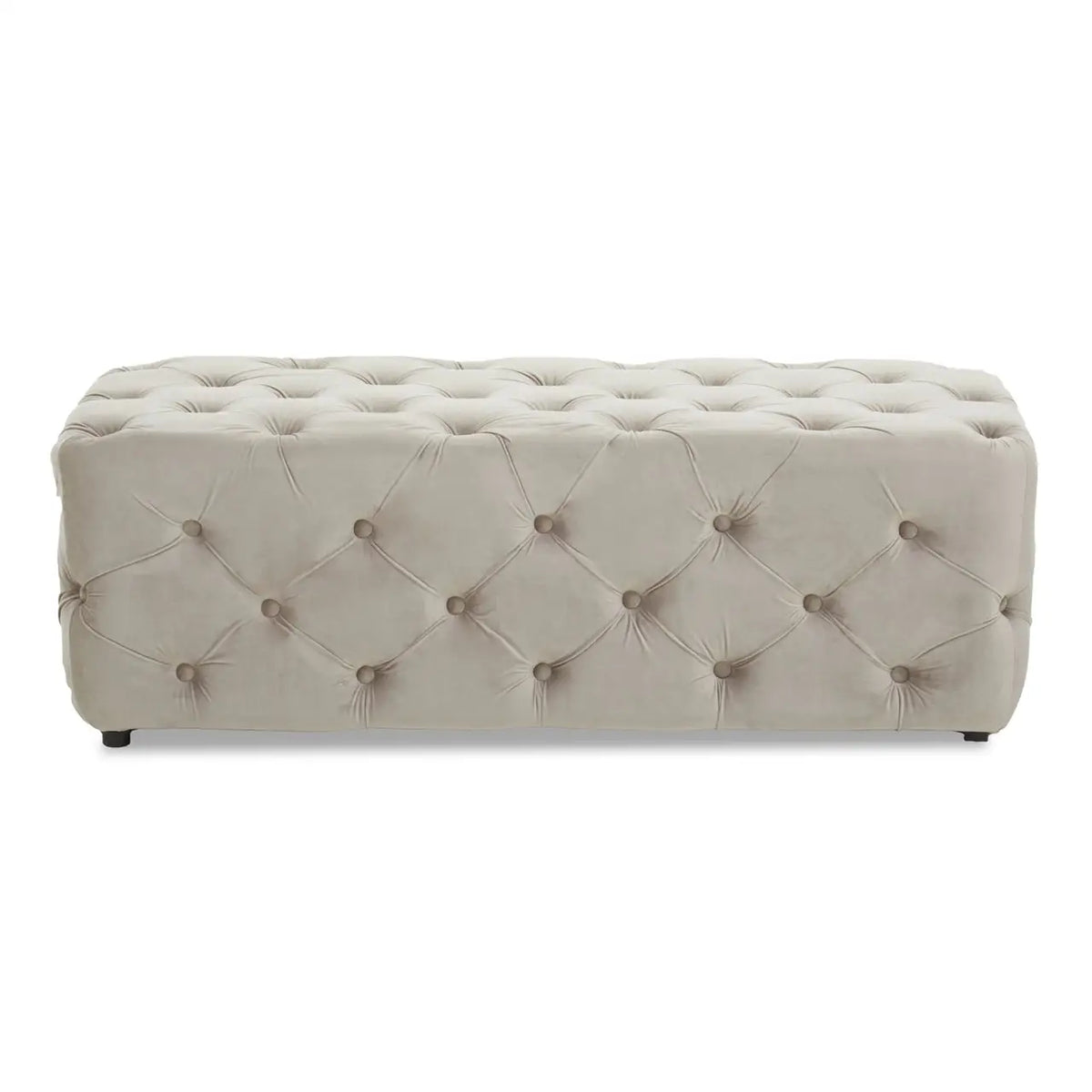 Alea Velvet Bench - Mink