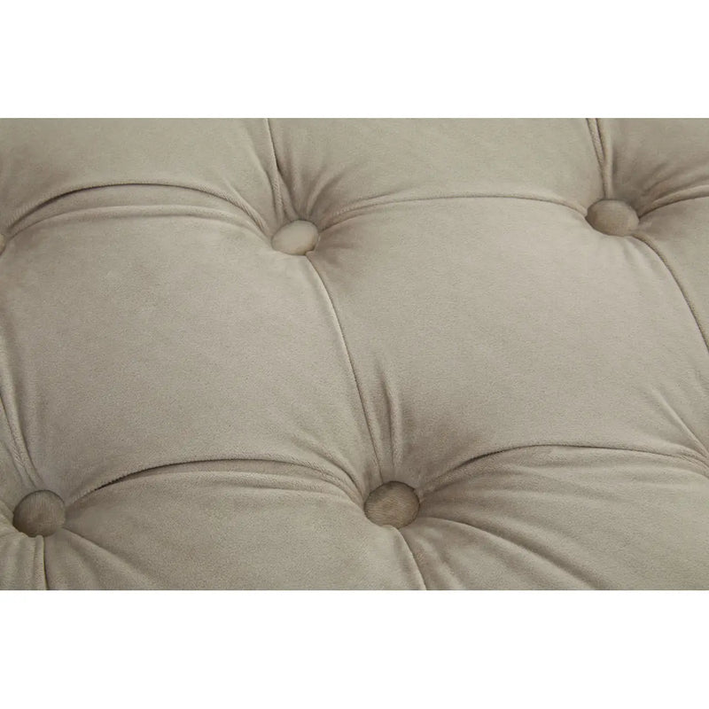 Alea Velvet Bench - Mink