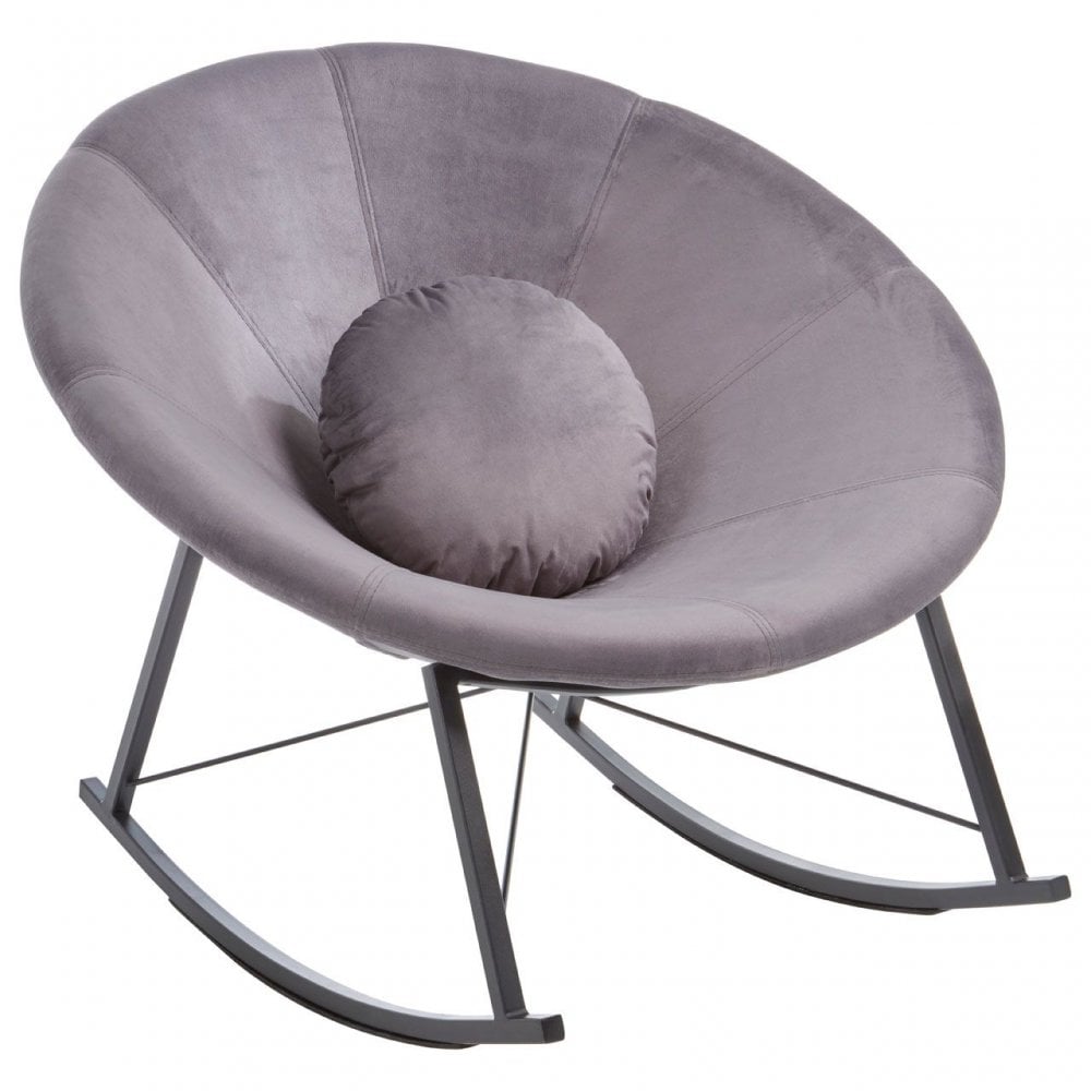 Arto Rocking Chair - Grey