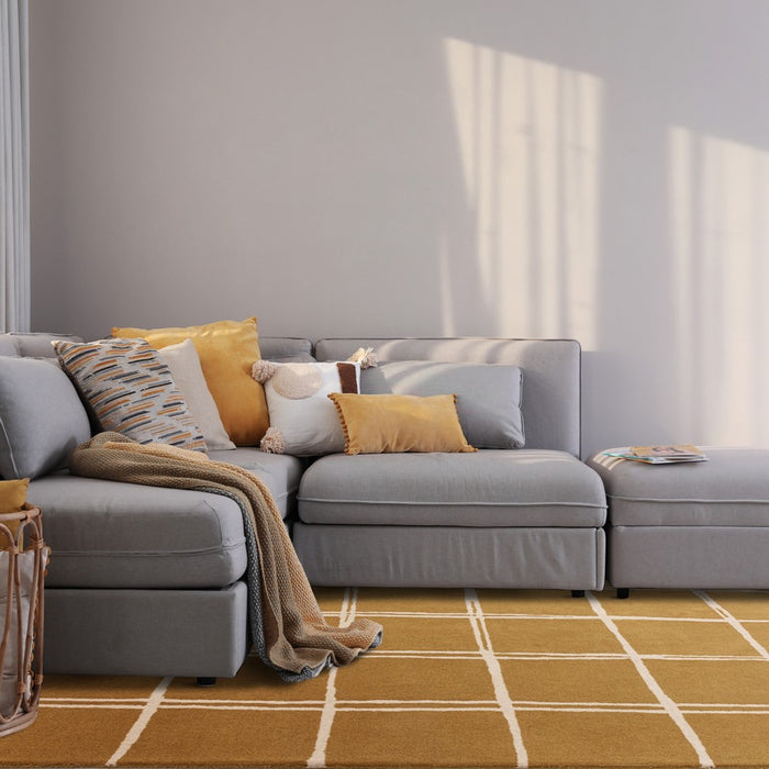 Albany Grid Rug Collection - Multiple Colours Available