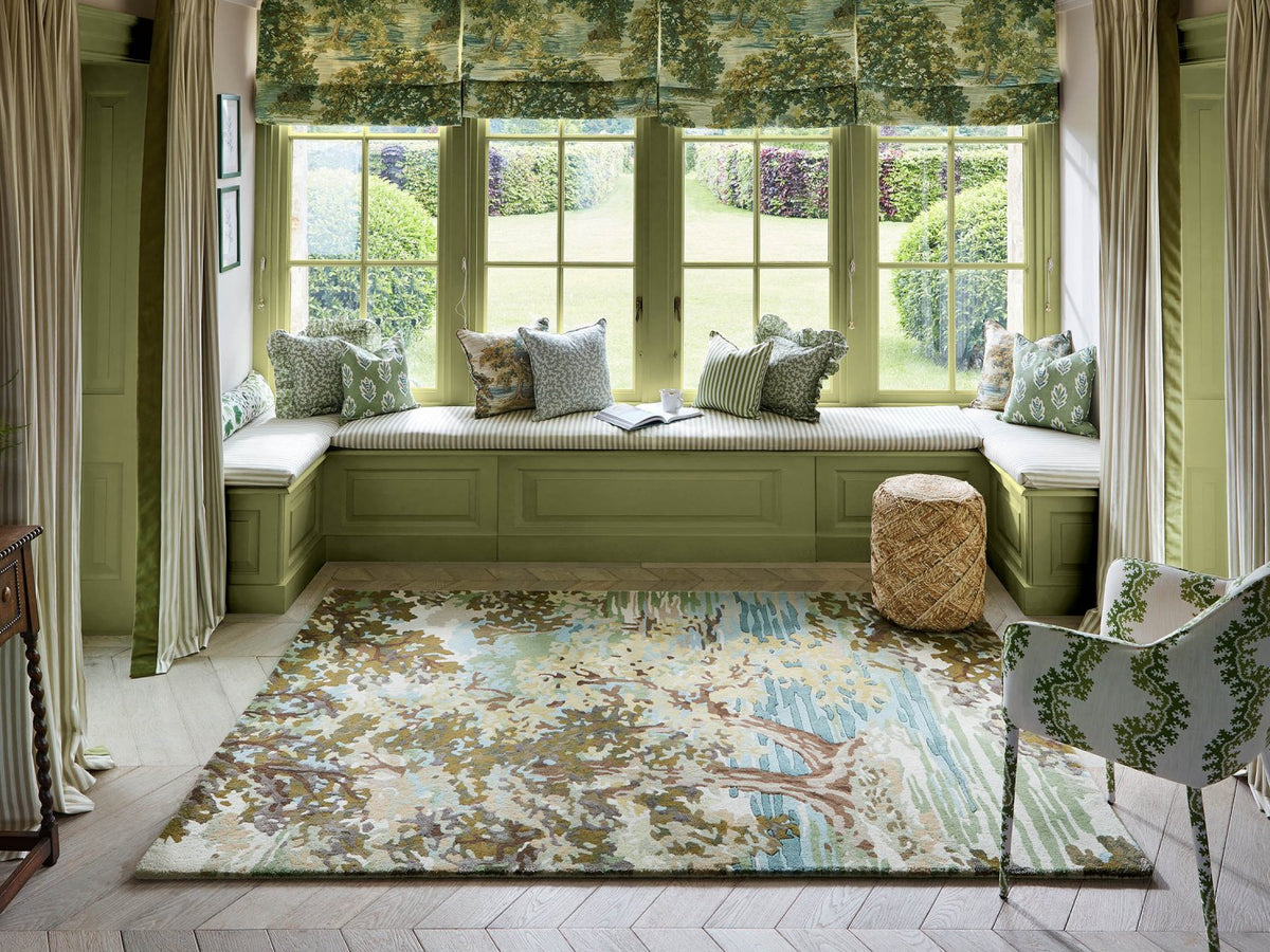 Sanderson Rugs - Ancient Canopy Olive Green
