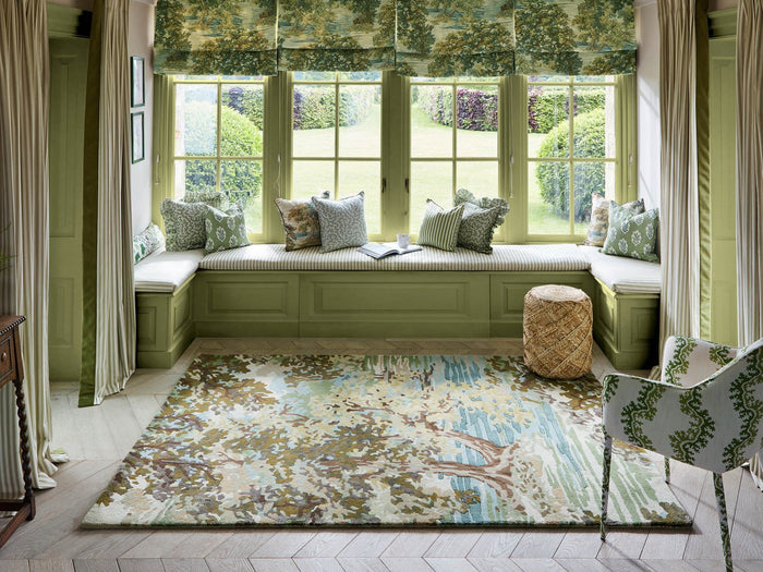 Sanderson Rugs - Ancient Canopy Olive Green