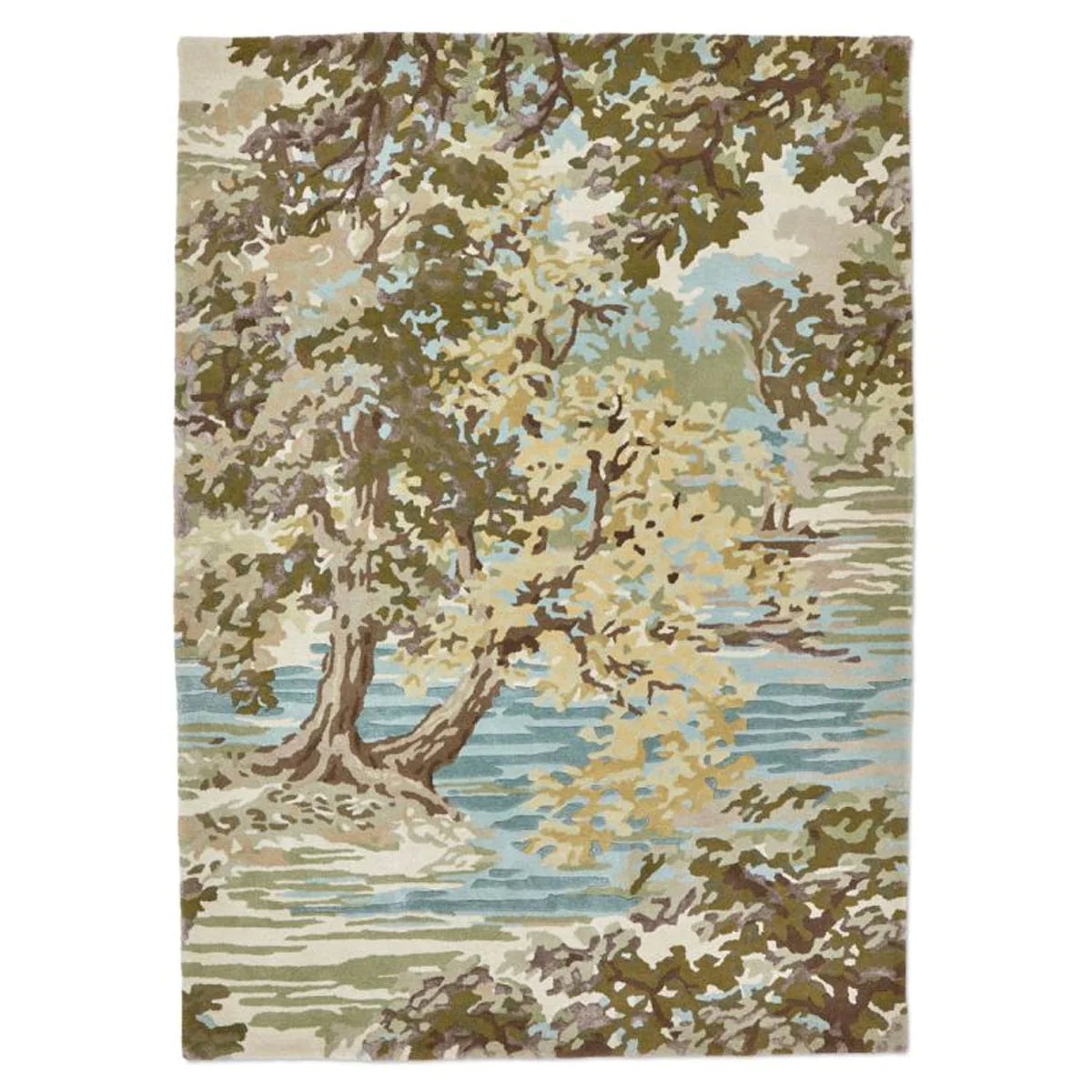 Sanderson Rugs - Ancient Canopy Olive Green