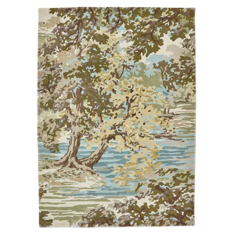 Sanderson Rugs - Ancient Canopy Olive Green