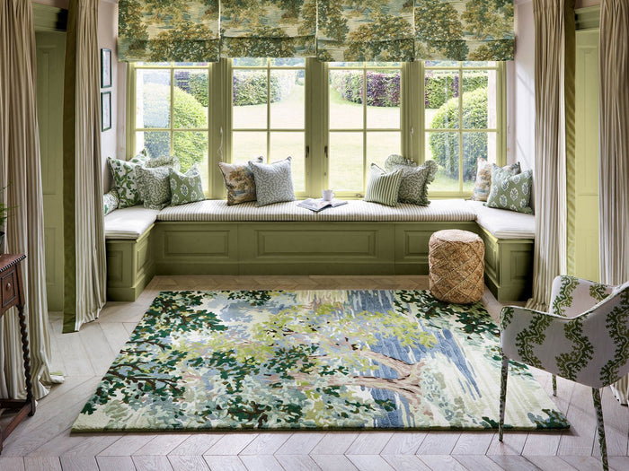 Sanderson Rugs - Ancient Canopy Forest Green