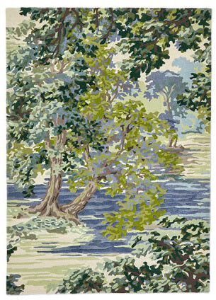 Sanderson Rugs - Ancient Canopy Forest Green