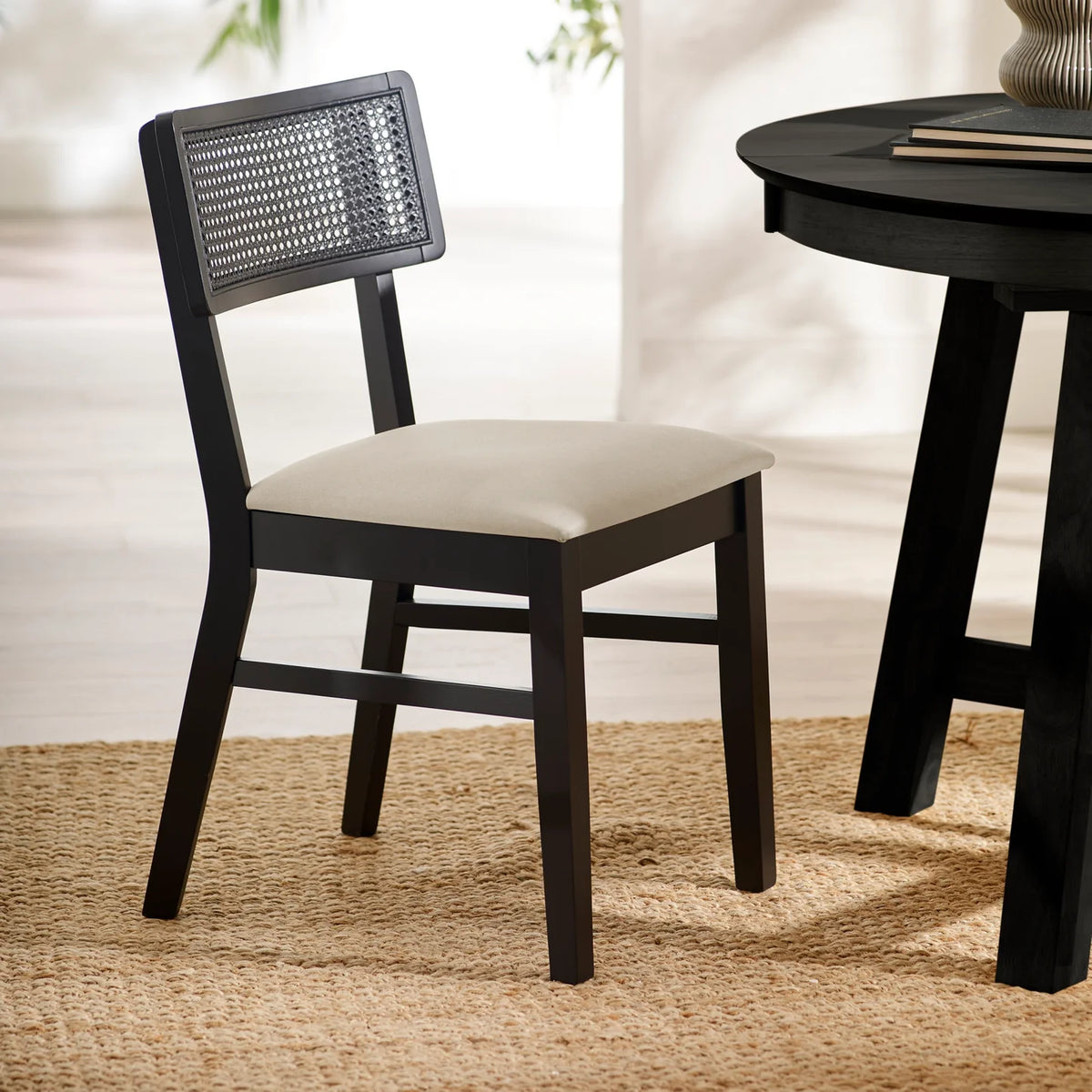 Annika Dining Collection - Satin Black