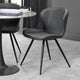 Arlo Upholstered Scoop Back Chair (Various)