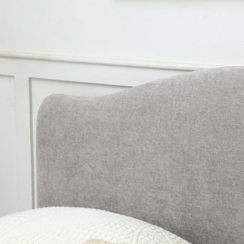 Asher Ottoman Bed End-Lift - Grey