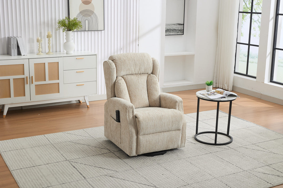 Aspen Riser Recliner - Natural