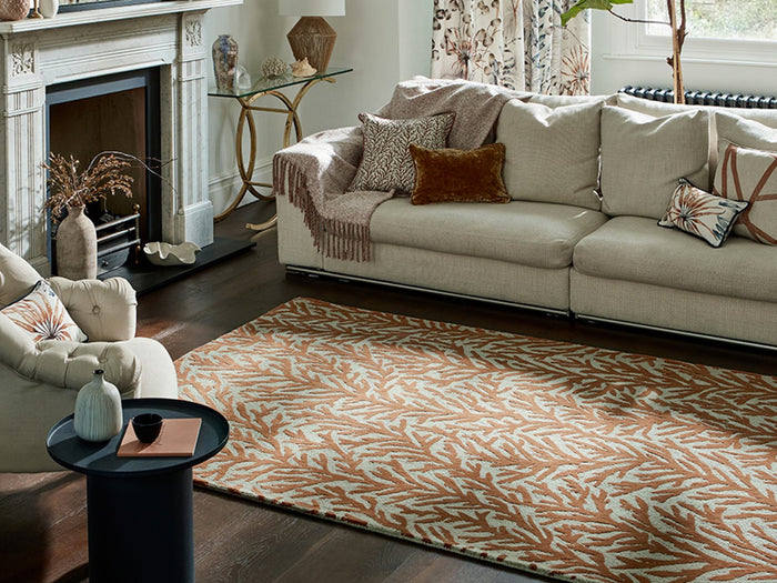 Harlequin Hand Tufted Rugs - Atoll Auburn Stone