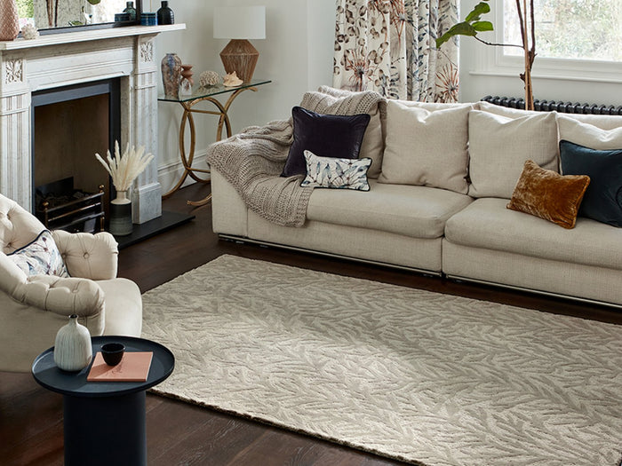 Harlequin Hand Tufted Rugs - Atoll Hempseed Shell
