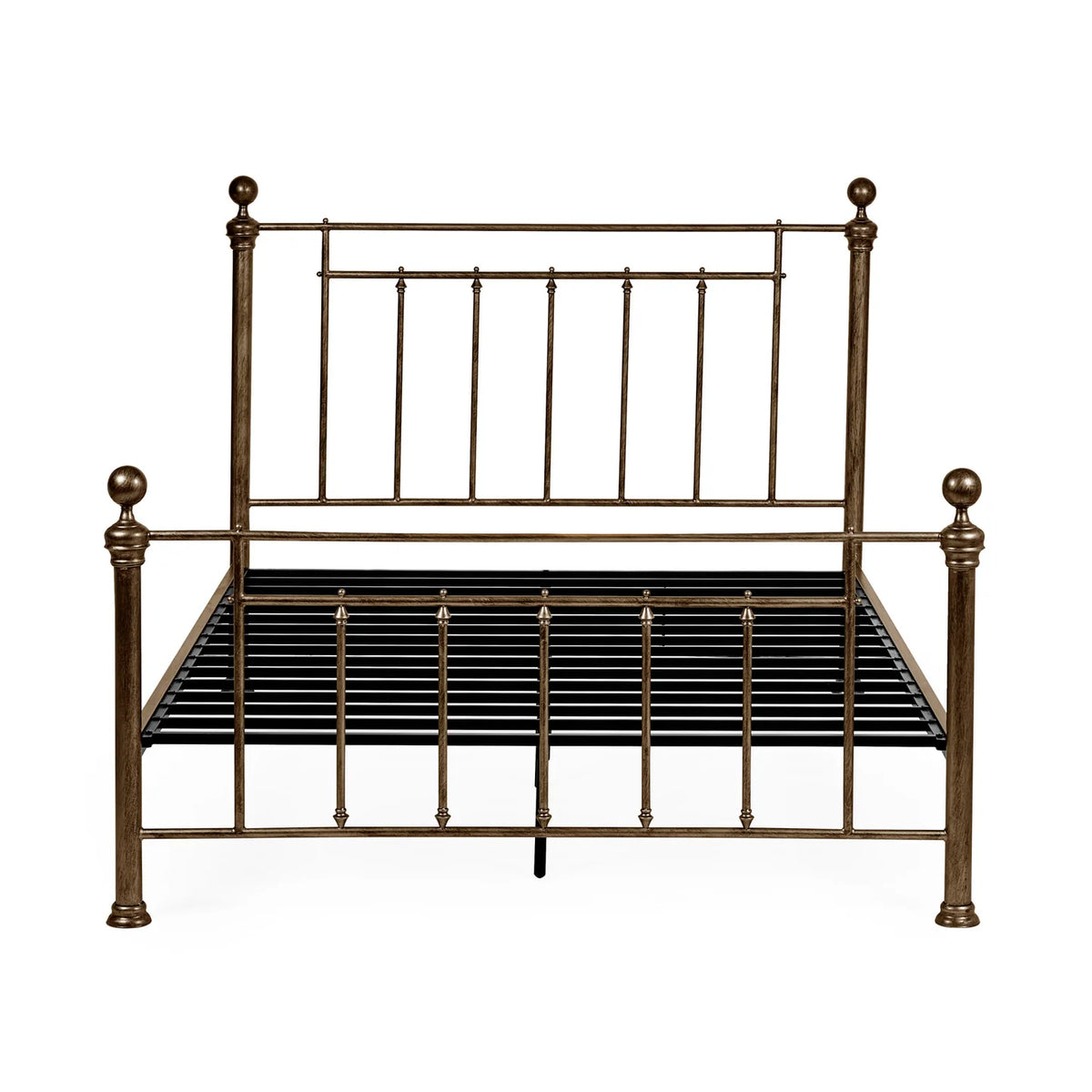 Aurelia Metal Bed - Brass Effect