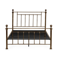 Aurelia Metal Bed - Brass Effect