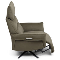 Austin Electric Recliner Chair - Washed Olive