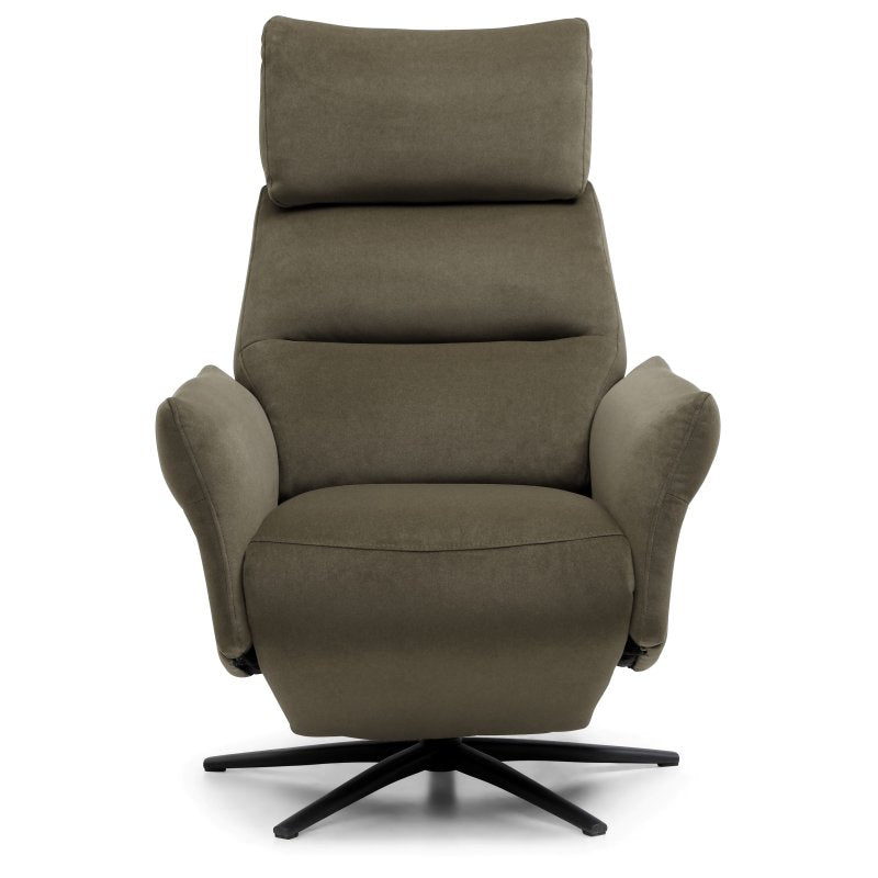 Austin Electric Recliner Chair - Washed Olive