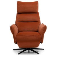 Austin Electric Recliner Chair - Burnt Orange