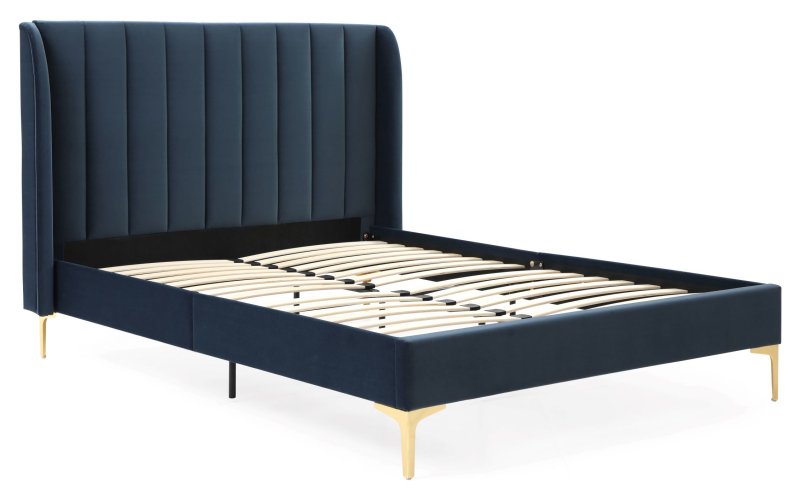Avery Bed - Ink Velvet