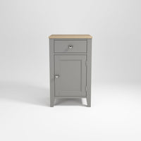 *CLEARANCE* Orkney Bedside 1 Drawer, 1 Door (BAS401)