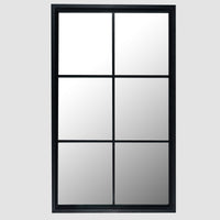 Black Window Mirror Collection