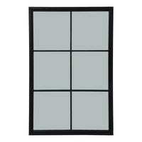 Black Window Mirror Collection