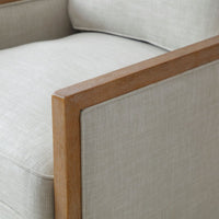 Beatrice Swivel Chair - Cream Linen