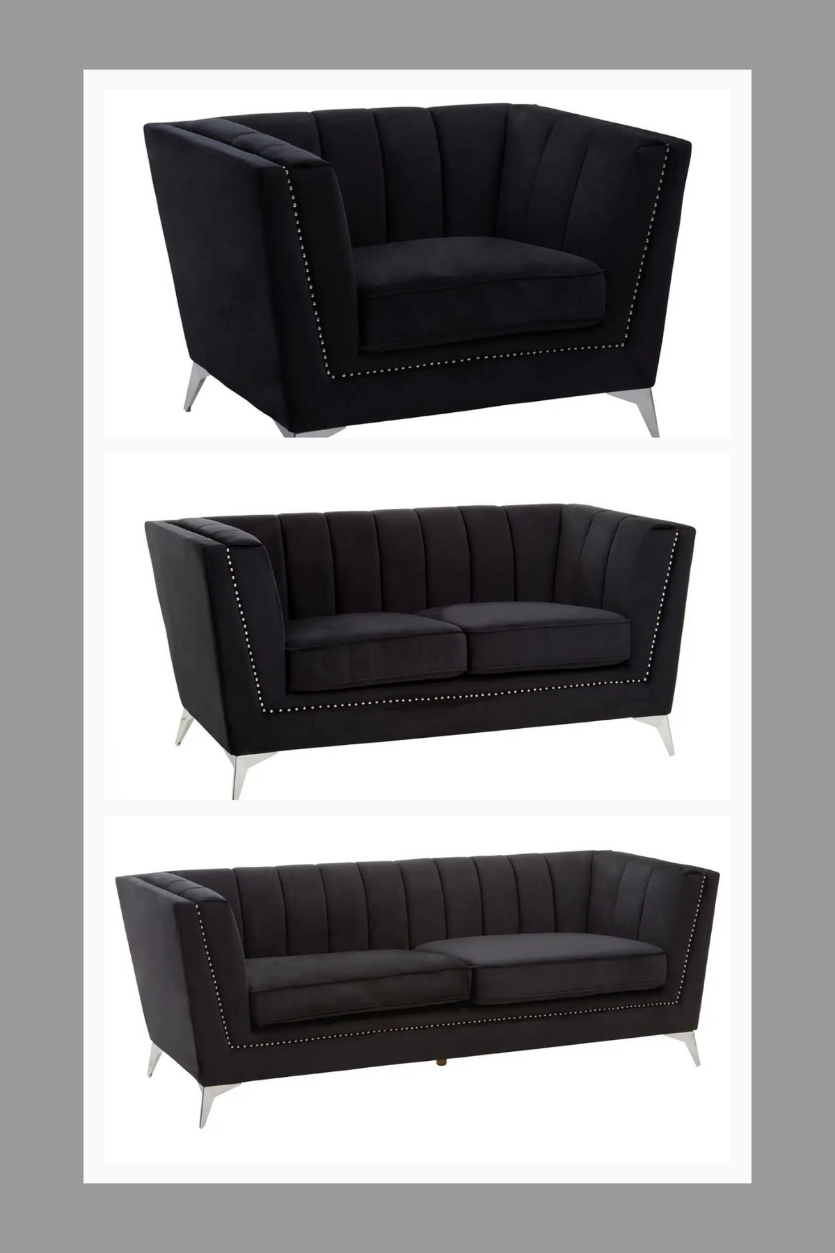 Hansa Upholstery Collection - Black