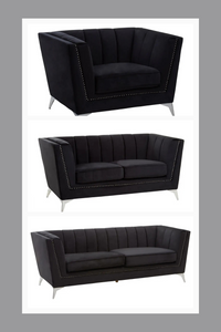 Hansa Upholstery Collection - Black