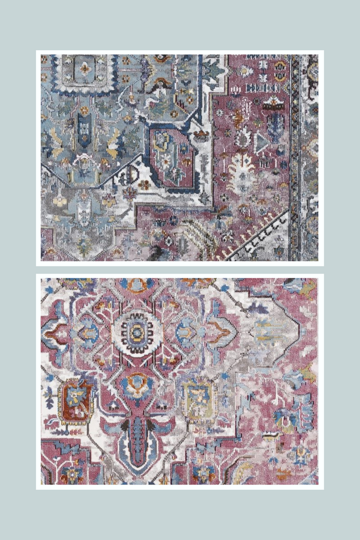 16th Avenue Fuschia/Blue Rug