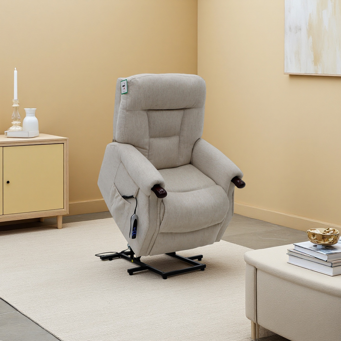 Astoria Dual Motor Lift and Tilt Chair - Beige