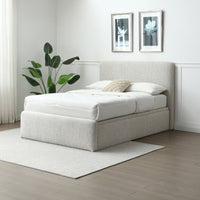 Belle Ottoman Bed End-Lift - Natural