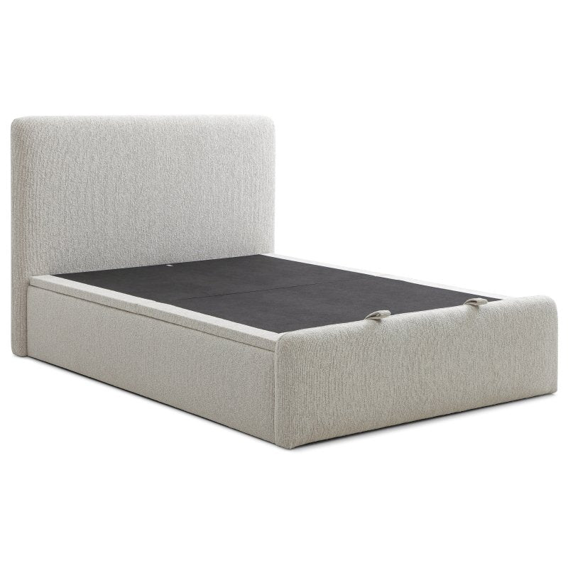 Belle Ottoman Bed End-Lift - Natural