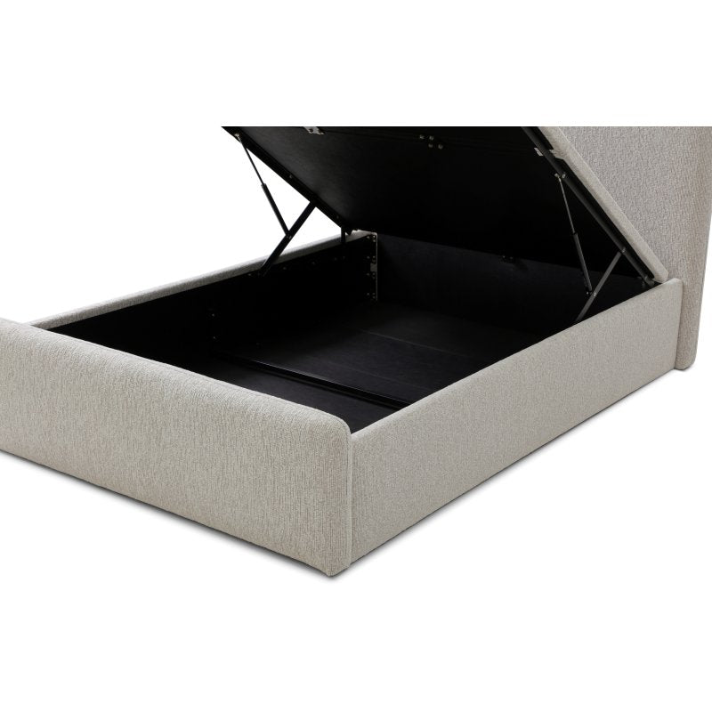 Belle Ottoman Bed End-Lift - Natural