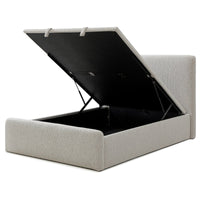 Belle Ottoman Bed End-Lift - Natural