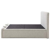 Belle Ottoman Bed End-Lift - Natural