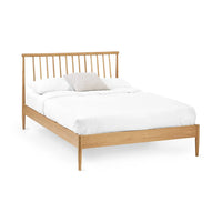 Belton Spindle Bed - Natural Oak