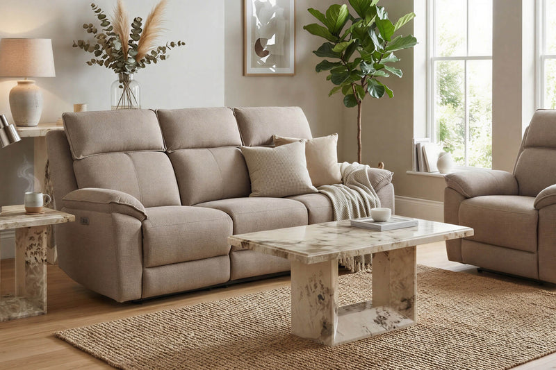 Blaine Electric Upholstery Collection - Latte