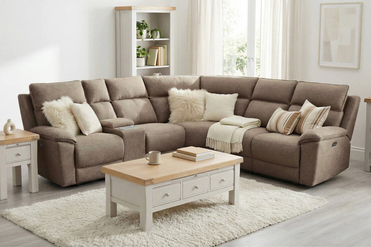 Blaine Electric Upholstery Collection - Latte