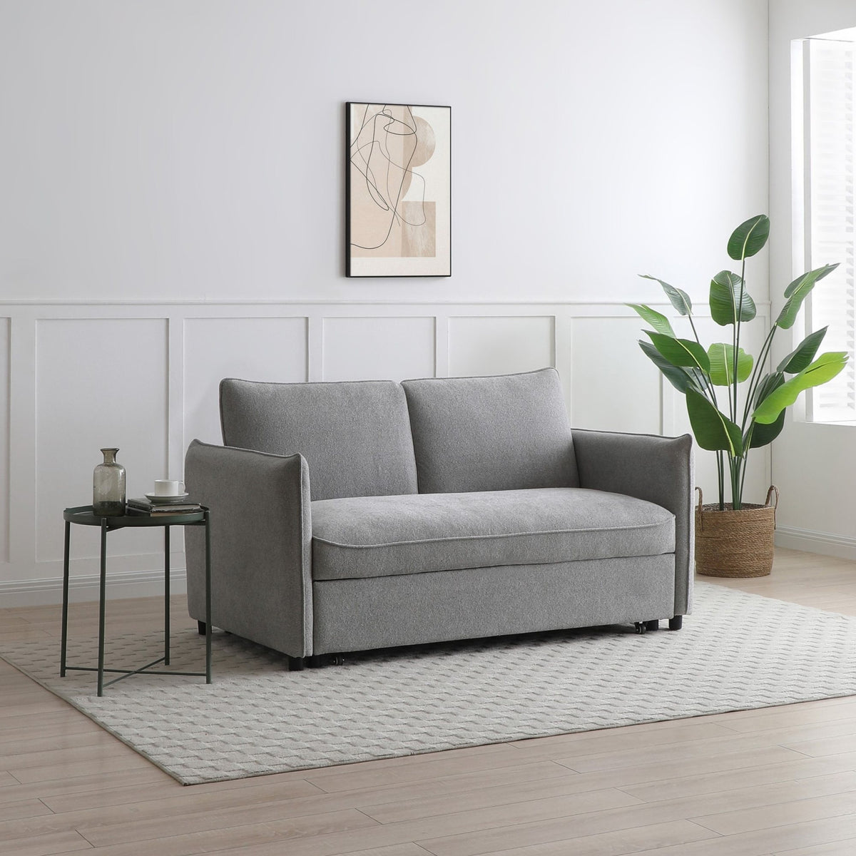Blaire Sofa Bed Collection - Grey Boucle