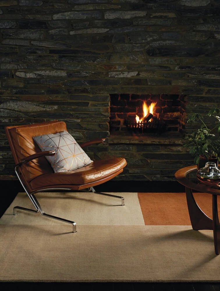 Blox Geometric Rug - Copper