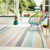 Boardwalk Rug - Pastel Stripe