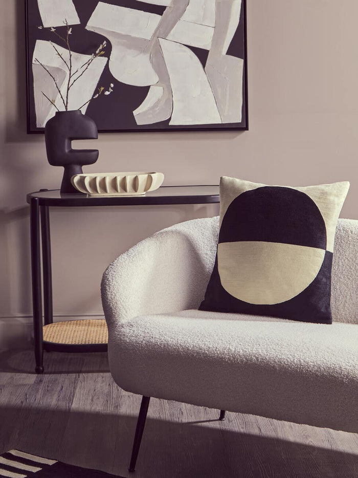 Bosie Ozella Cream and Black Cushion