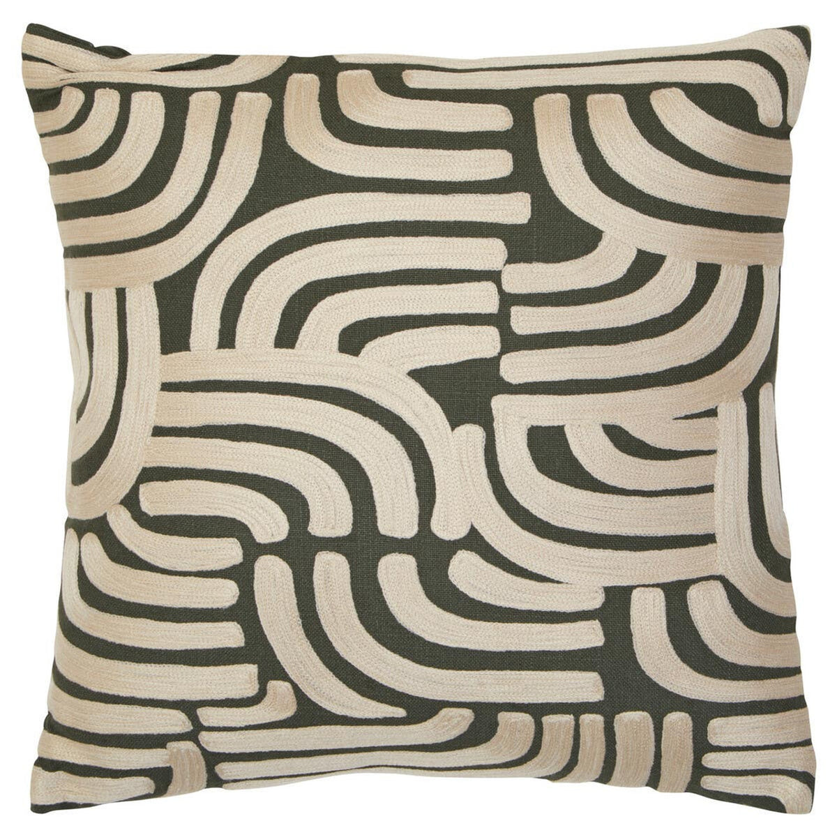 Bosie Ozella Natural and Green Cushion