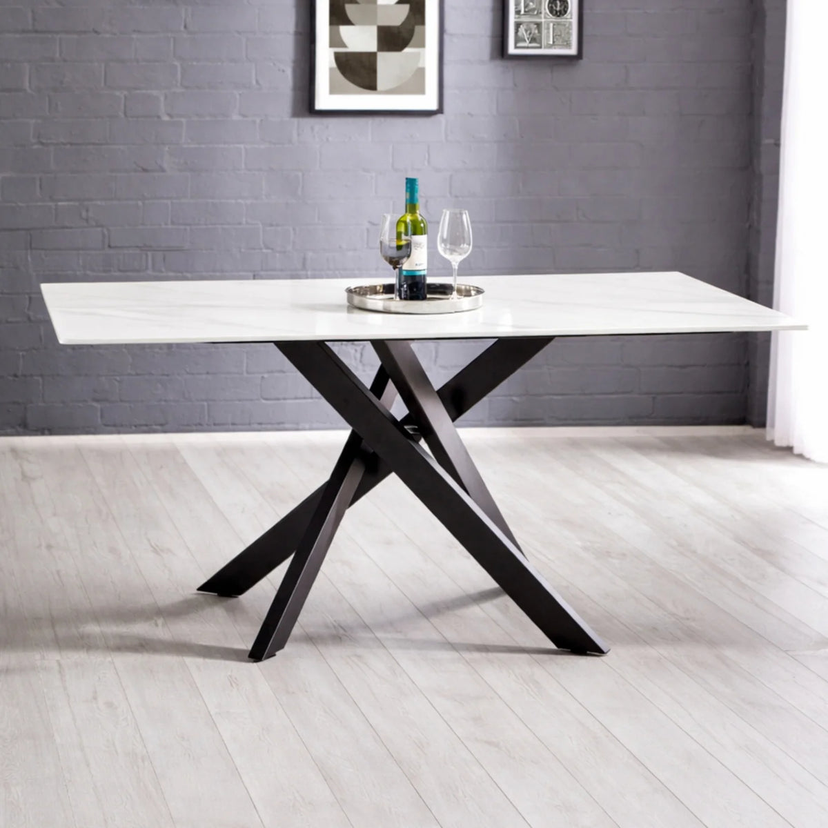 Bradley Living and Dining - White Marble