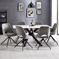 Bradley Living and Dining - White Marble