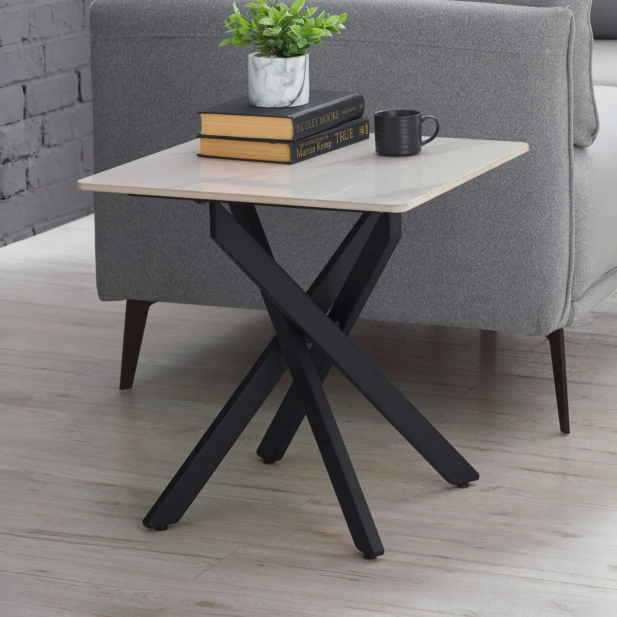 Bradley Living and Dining - White Marble