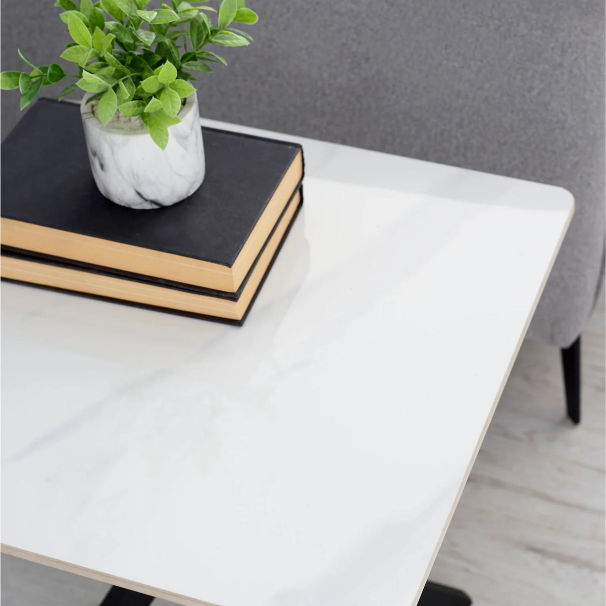 Bradley Living and Dining - White Marble
