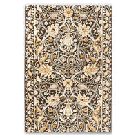Morris & Co. Rugs - Bullerswood Charcoal Mustard
