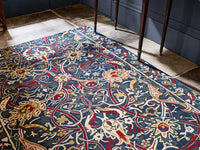 Morris & Co. Rugs - Bullerswood Indigo Red